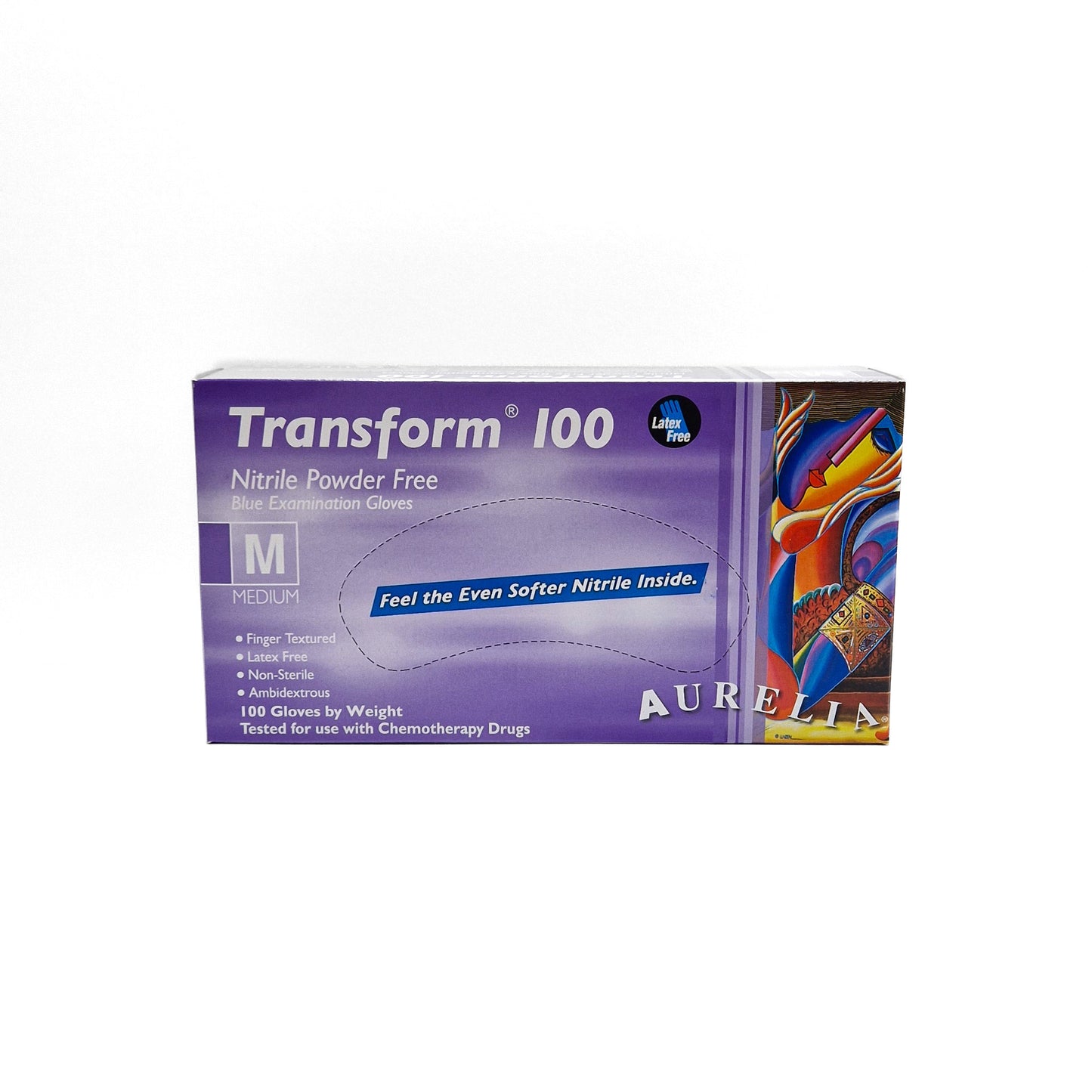 Nitrile Gloves Medium Powder Free - 100s