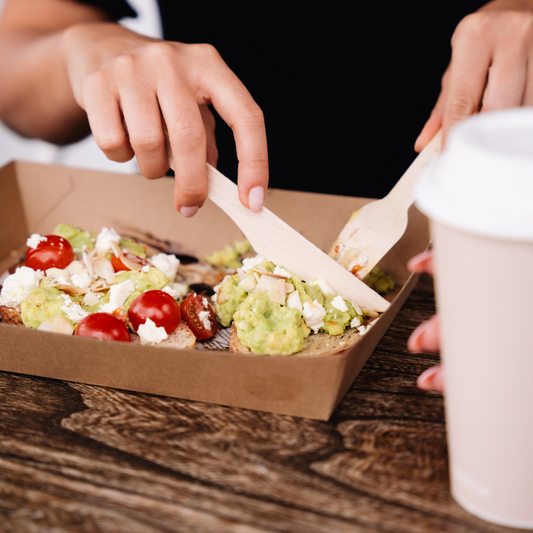 Disposable Wooden Forks - 1 Carton
