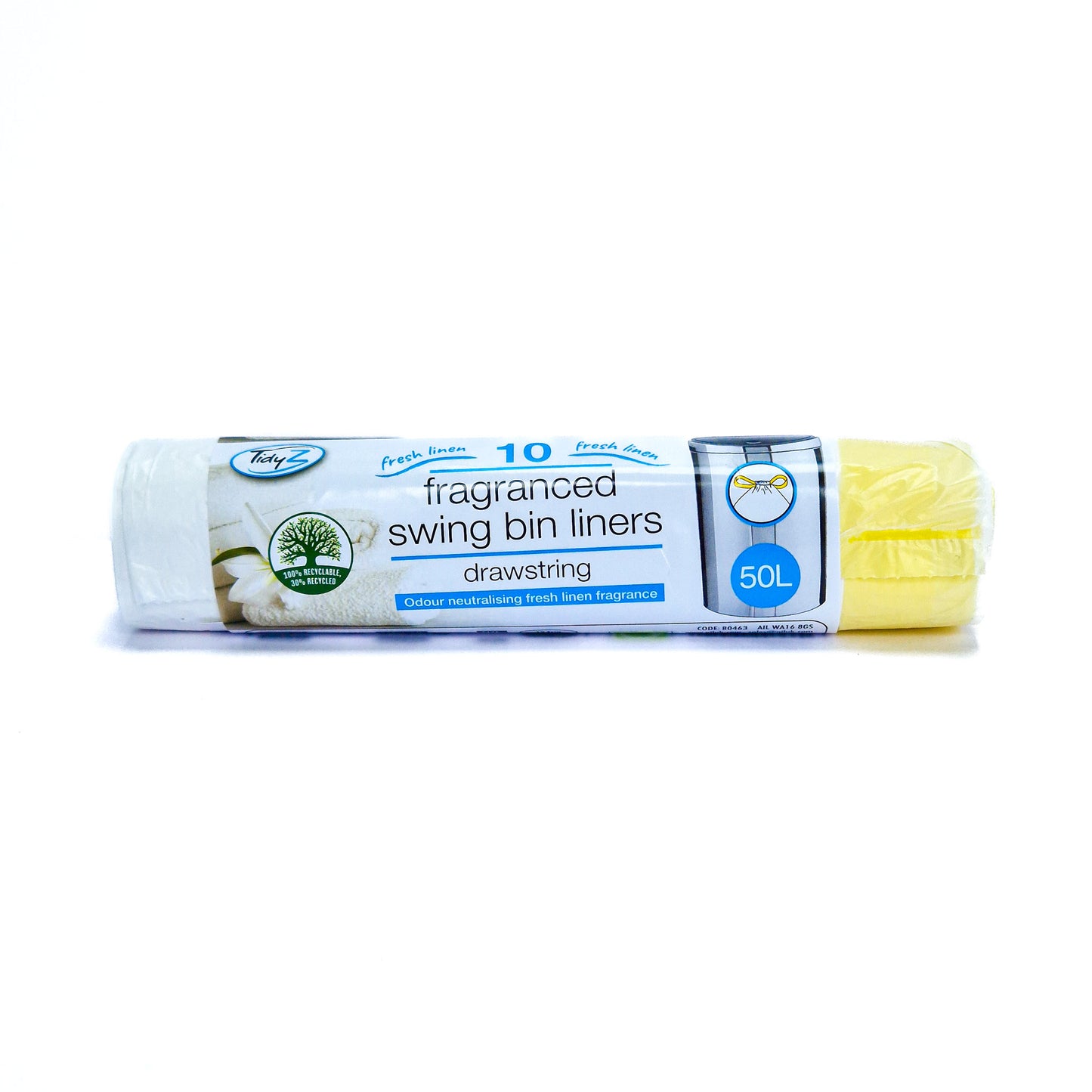 Fragranced Bin Liners White - 50L