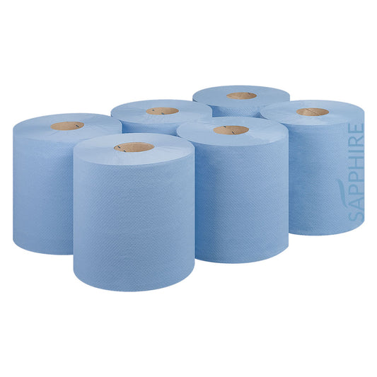 Blue Hydrobond Centre Feed Embossed (17cm x 120m) - 6 Pack