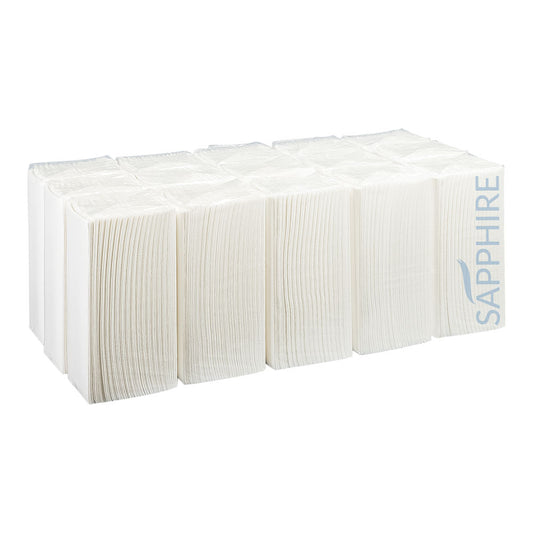 White C-Fold Hand Towel - 2 Ply (30.5cm x 22.5cm)