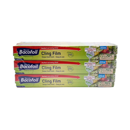 Bacofoil® Non-PVC Cling Film Bulk Pack (32.5cm x 20m)