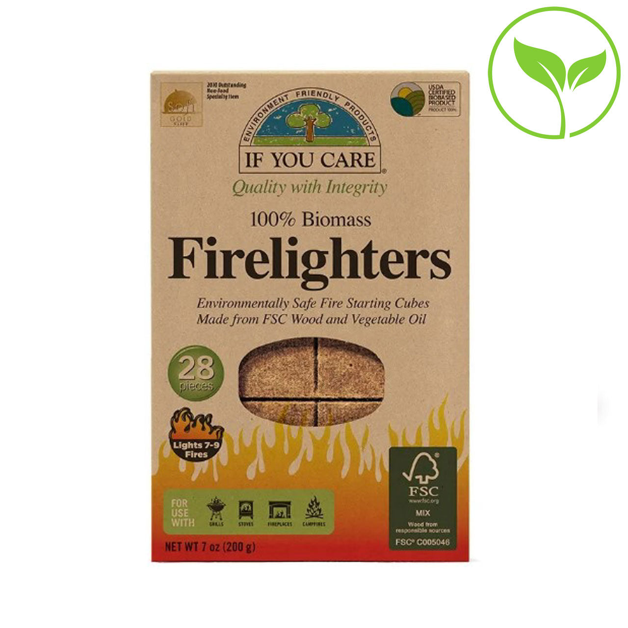 If You Care Firelighters - Eco Fire Starting Cubes 28 Pieces