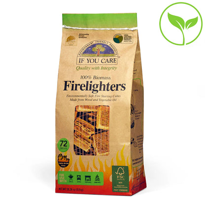 If You Care Firelighters - Eco Fire Starting Cubes Bag 72 Pieces