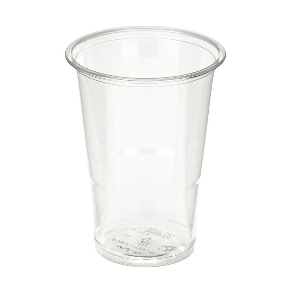 10oz Half Pint to Brim Clear RPET Cups - 1 Carton