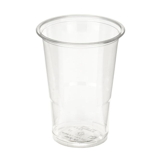 10oz Half Pint to Brim Clear RPET Cups - 1 Carton