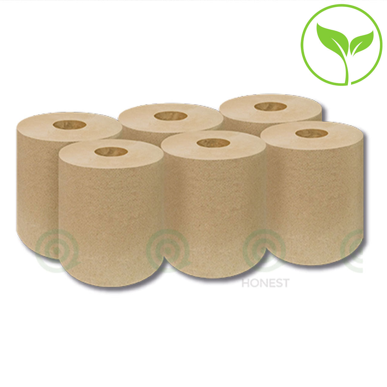 Honest Natural Centrefeed Roll Embossed (17.5cm x 150m) - 6 Pack