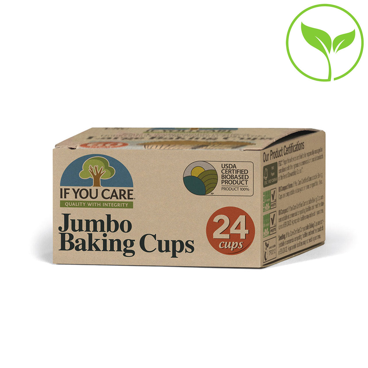 If You Care Jumbo Baking Cups - 24 Cups