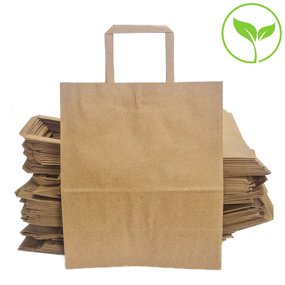 Tape Handle Paper Bags - 125 Bags