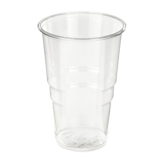 20oz Pint to Brim Clear RPET Cups - 1 Carton