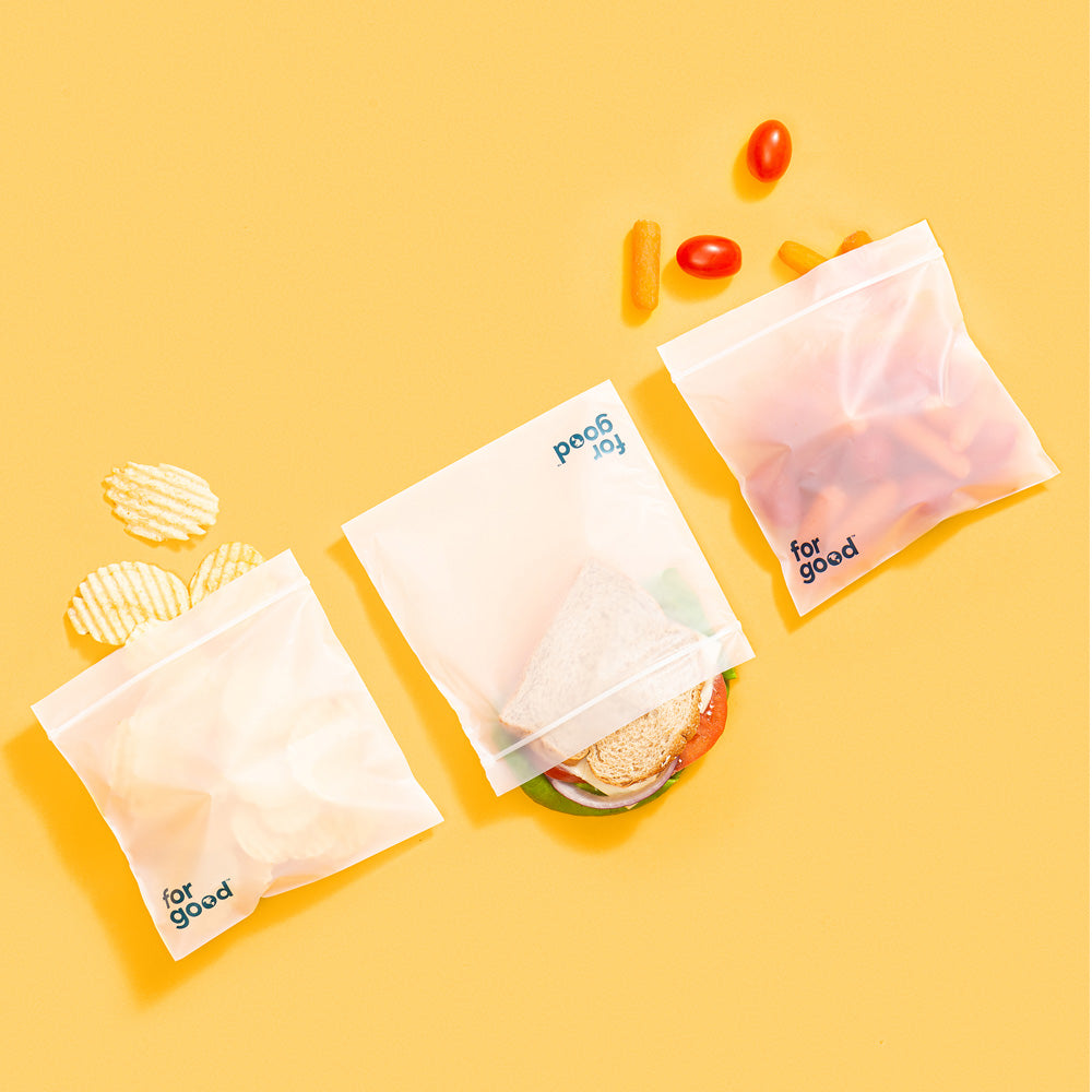 For Good 100% Compostable Sandwich Bags - 25 Bags